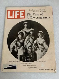 ORIGINAL Vintage Life Magazine October 18, 1963 The case of a new Anastasia - Picture 1 of 9