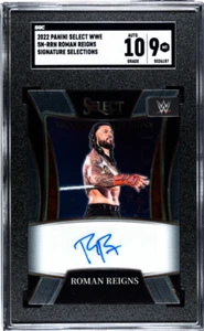 2022 Panini Select Wwe Roman Reigns #SN-RRN SIG. Selezioni SGC 9 Auto 10 - Foto 1 di 2