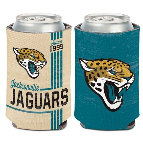 JACKSONVILLE JAGUARS VINTAGE STYLE SOFT FOAM CAN BOTTLE COOZIE COOLER KOOZIE Cover