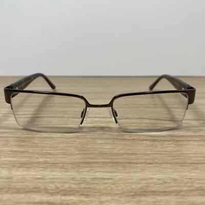 BURBERRY Eyeglass Frames Half-Rim B 1110 1031 Frames Only 53-18-140 Italy - Image 1 of 4