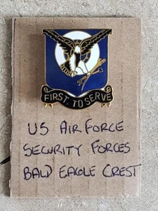 US Air Force Security Forces Weißkopfseeadler Crest DUI - Bild 1 von 4