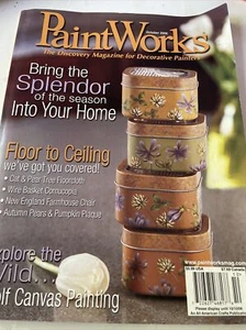 Paintworks October 2006 magazine - insert included but one pattern cut - Picture 1 of 9