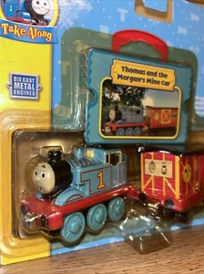 FACCIA A SORPRESA! THOMAS FRIENDS TRAIN TAKE Along n play Diecast NUOVO MORGANS MINE - Foto 1 di 12