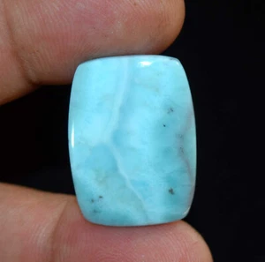 Piedra curativa natural Larimar 22,45 quilates piedra preciosa azul cabujón República Dominicana - Imagen 1 de 2