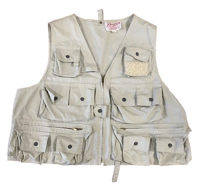 Danielson Fishing Vest Utility Pockets Photographer Safari Costume Vintage Small - Image 1 of 4