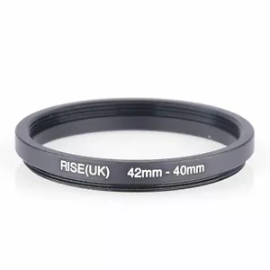 RISE(UK)42-40MM 42MM-40MM 42 to 40 Step Down Ring Filter Adapter for Camera Lens - Picture 1 of 3