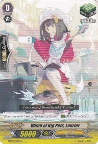 4 x Witch of Big Pots, Laurier - BT10/078EN - C Near Mint / Mint, English - Image 1 of 1