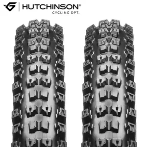 Set 27.5 x 2.5 Inch Mountain Bike Tyres Hutchinson Griffus Knobby Trail E-Bike - Picture 1 of 7