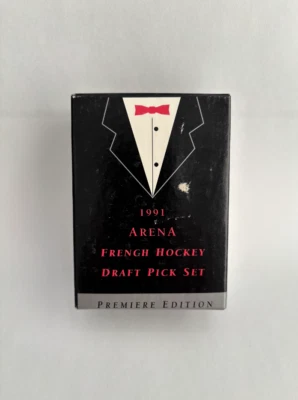 1991 Arena French Hockey Draft Pick 33 Cards Set Tuxedo Limited Ed/99,000 w/ COA - Image 1 of 2