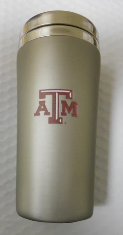 Texas A&M Aggies Soft Touch Travel Tumbler [NEW] Cup Mug 16oz Coffee Tea Cover