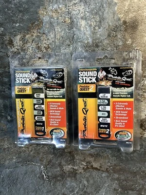 Bundle! Predator Game Calls Stick Quest 1 & 2 Coyote Rabbit Bobcat Distress Call - Image 1 of 4