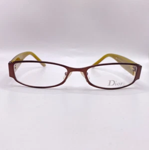 Marco de gafas Christian Dior CD3704 AXO de metal marrón 52-17-135 Italia *SD* - Imagen 1 de 5