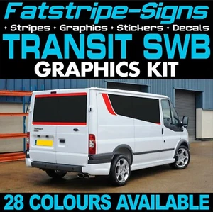 passend für Ford Transit SWB GRAFIK AUFKLEBER STREIFEN WOHNMOBIL CAMPER MX MK6 MK7 - Bild 1 von 3