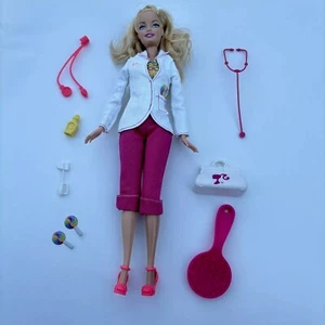 2009 I Can Be Series Kid Doctor Barbie Mattel Career Pediatrician Medicine - Picture 1 of 7