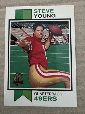 Steve Young 1996 Topps 40th Anniversary Commemorative San Francisco 49ers #18 - Image 1 of 2