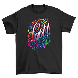 T-Shirt "Pride_71" Regenbogen Schriftzug - Tragen Sie Ihre Farben stolz! Lustiges T-Shirt Unisex - Bild 1 von 46