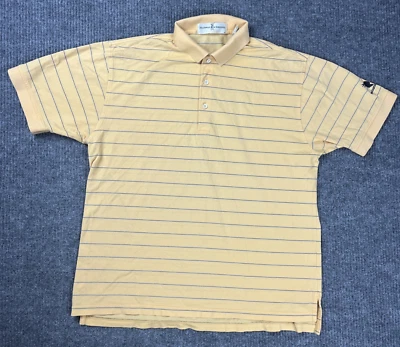 Fairway & Greene Shirt Mens Medium Striped Wollaston Lake Lodge Golf Squantum - Image 1 of 4