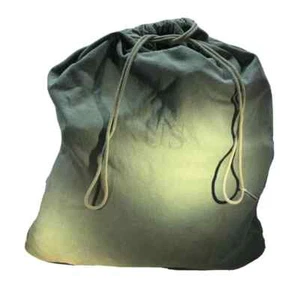 BOLSO DE CUARTEL DEL EJÉRCITO DE LOS ESTADOS UNIDOS OD 100 % algodón bolsa de lavandería grande militar USGI EN MUY BUENA CONDICIÓN - Imagen 1 de 8