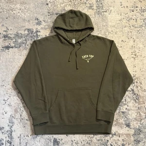 Zach Top Felpa con Cappuccio Uomo Grande Birra Fredda Musica Country Verde Pullover Musica Country - Foto 1 di 9