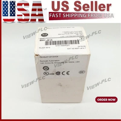 Новый селекторный переключатель Allen-Bradley 800T-J91A — ЗАПЕЧАТАННЫЙ В ЗАВОДСКОЙ УПАКОВКЕ, США, бесплатный налог - Изображение 1 из 4