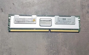 HP Ram 4GB 2Rx4 PC2- 5300F- 555-11 HYS72T512520EFD - 3S - C2 - Afbeelding 1 van 3