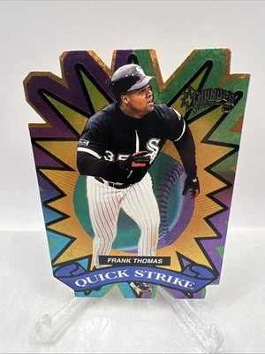 1998 Fleer Thunder Frank Thomas Quick Strike Die-Cut #11 of 12 - Image 1 of 2