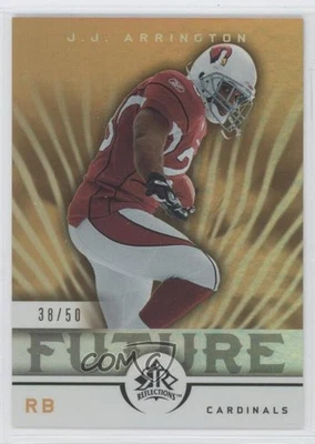2005 Upper Deck Reflections Future Gold /50 JJ Arrington #242 Rookie RC - Image 1 of 2