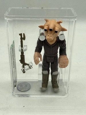 BOTAS VINTAGE KENNER STAR WARS 1983 REE YEES AFA 80+ CASI NUEVAS TW OLIVA OSCURO Foto 1 de 3