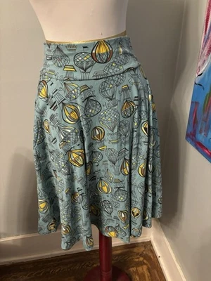 Falda patinadora Effie’s Heart para mujer M vintage globos aerostáticos tema globo Foto 1 de 4