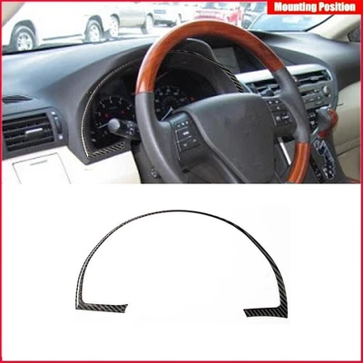 Carbon Fiber Interior Speedometer Cover Trim For Lexus RX350 RX450h 2010-2012 - Imagem 1 de 4