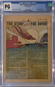 Marvel Mystery Comics 21 Timely 1941 CGC PG 5th Wrap Only 1st app of the Patriot - Picture 1 of 1