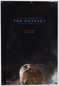 The Odyssey poster originale film DS 27x40 2026 Advance EX Christopher Nolan - Foto 1 di 2