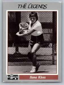 Tarjeta coleccionable de deportes de tenis de Sudáfrica NetPro The Legends #24 1991 Ilana Kloss - Imagen 1 de 2