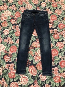 G-STAR RAW 3301 Regular Jeans WOMENS 30X32 Girls Distressed Faded 90s Y2K Rare - Picture 1 of 17