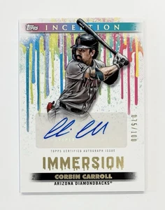 2024 Topps Inception Corbin Carroll #IA-CC Immersion Auto /100 Diamondbacks - Picture 1 of 1