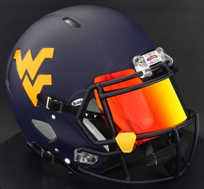 WEST VIRGINIA MOUNTAINEERS WVU Riddell Speed Full Size REPLICA Football Helmet - Image 1 of 4