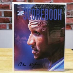 Original 1996 Toronto Blue Jays Scorebook Program Otis Nixon