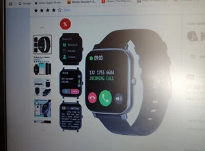 Smartwatch.Fitness Tracker mit Anruffunktion  - Bild 1 von 9