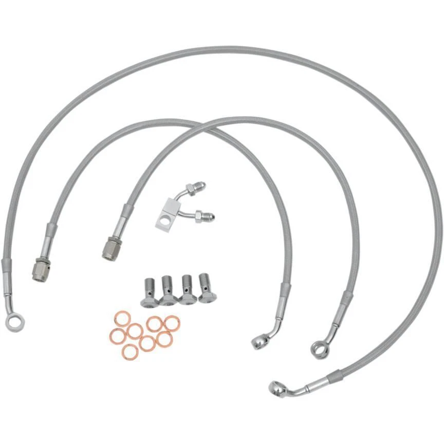 Goodridge Rear  DOT/TUV Brake Line Kit Stock Length HD9217-A - Image 1 of 1