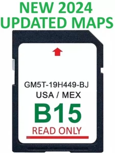 LATEST 2024 UPDATE For Ford Lincoln B15 SD Card Navigation USA/MEXICO GPS Maps - Picture 1 of 6