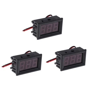3x Mini DC 4,5 - 30 V 0,56 '' Digital Voltmeter LED-Anzeigenzeige Panel - Photo 1/11
