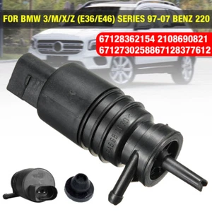 FRONT WINDSCREEN WASHER PUMP FOR BMW E46 1 & 3 SERIES 5 & 7 SERIES NEW - Picture 1 of 3