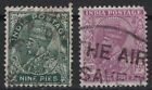 INDIA:1932 SC#135-36 Used King George V  T