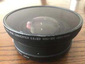 Canon gran angular cine lente convertidor 0.8 w80-IIIB BG0-6086 con adaptador BG2-2034 - Imagen 1 de 5