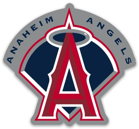 Anaheim Angels (LA) Halo logo type w/ baseball diamond MLB Die-Cut MAGNET Cover