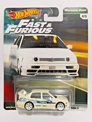 Hot Wheels Fast & Furious Originale Fast Volkswagen Jetta MK3 - Immagine 1 di 4