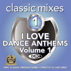 DMC Classic Mixes - I Love Dance Anthems - Vol 1 (CLASS32) CD For DJ Use - Picture 1 of 2