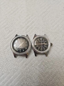 Vintage Uhren Set Douglas Skindiver Militär Armee 24 Stunden Frankreich für Teile P7 - Bild 1 von 21
