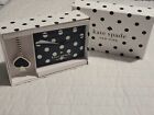 Kate Spade Polka Dot Boxed Card Case & Key Fob Set Black With White Dots