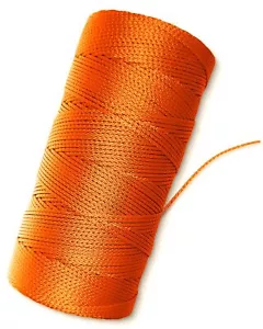 Linea stringa linea massone arancione - corda in nylon intrecciato #18 - lunghezza 1.000 piedi -... - Foto 1 di 5